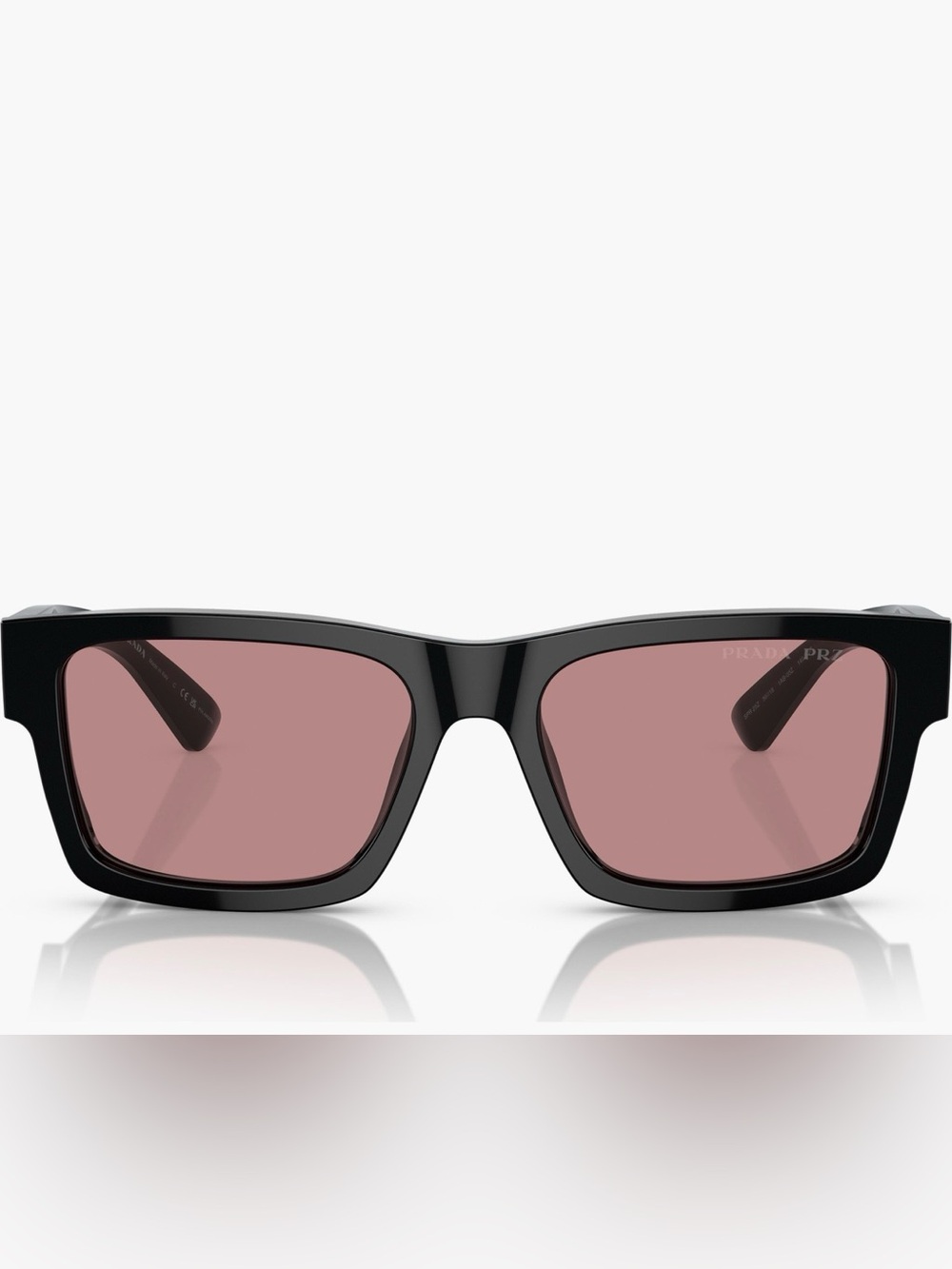 NWT Prada 53mm Rectangular Polarized Sunglasses - Picture 7 of 10